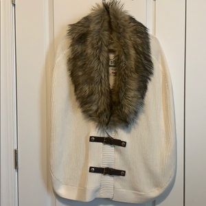 Michael Kors—Fur collar sweater